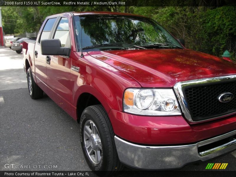 Redfire Metallic / Medium/Dark Flint 2008 Ford F150 XLT SuperCrew