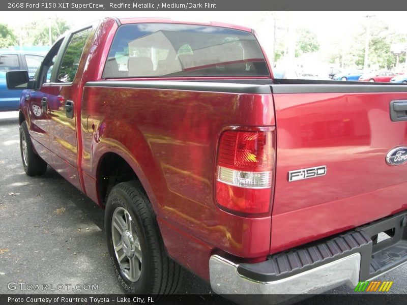 Redfire Metallic / Medium/Dark Flint 2008 Ford F150 XLT SuperCrew