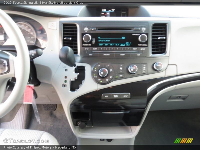 Silver Sky Metallic / Light Gray 2012 Toyota Sienna LE