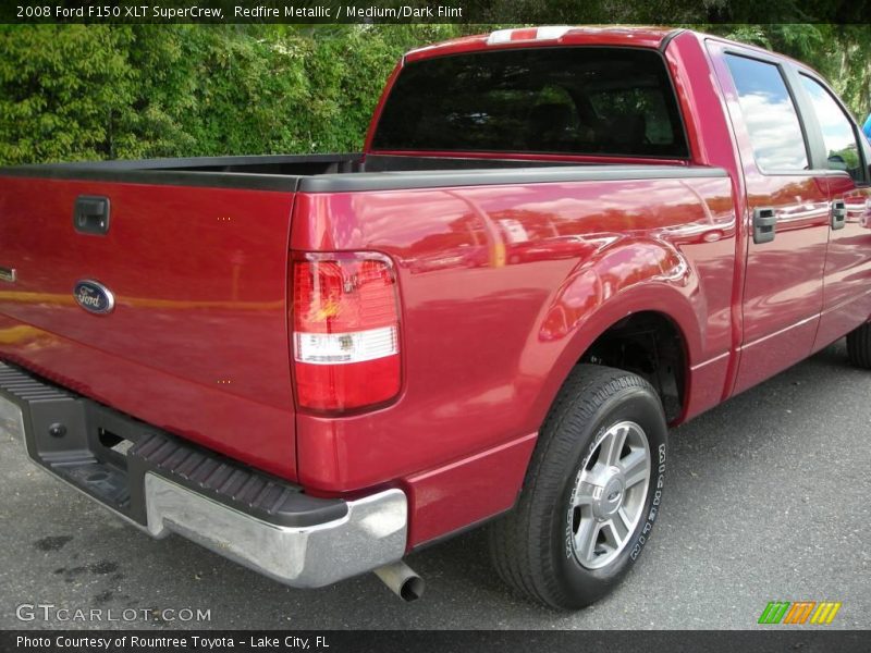 Redfire Metallic / Medium/Dark Flint 2008 Ford F150 XLT SuperCrew