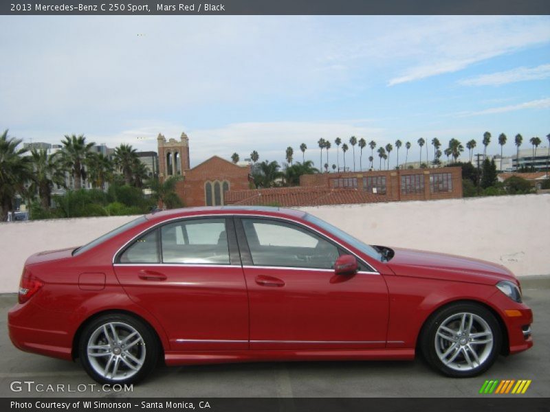  2013 C 250 Sport Mars Red