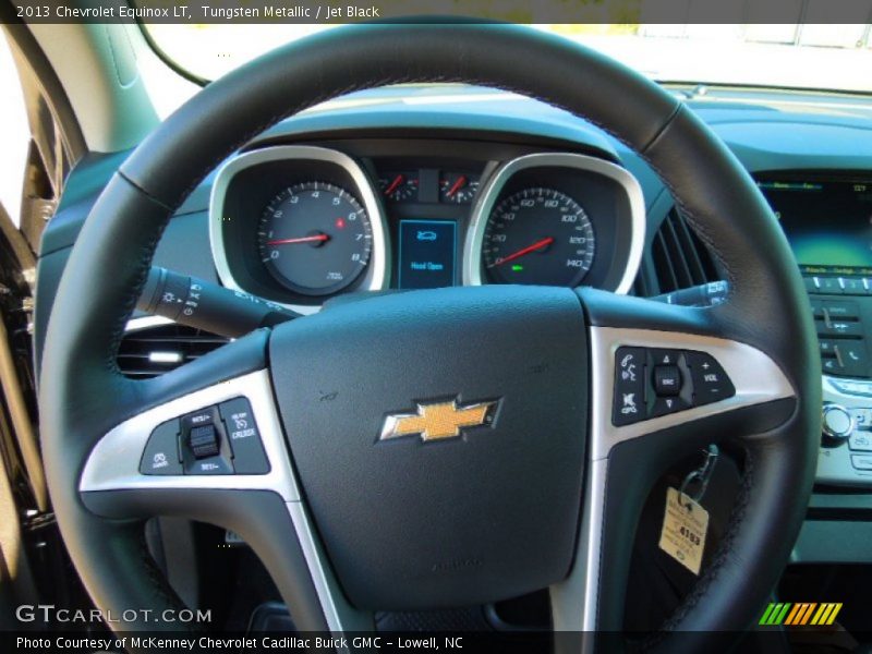 Tungsten Metallic / Jet Black 2013 Chevrolet Equinox LT