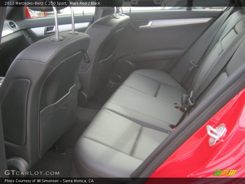 Mars Red / Black 2013 Mercedes-Benz C 250 Sport