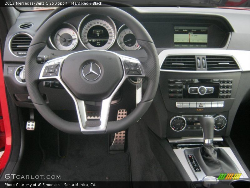 Dashboard of 2013 C 250 Sport