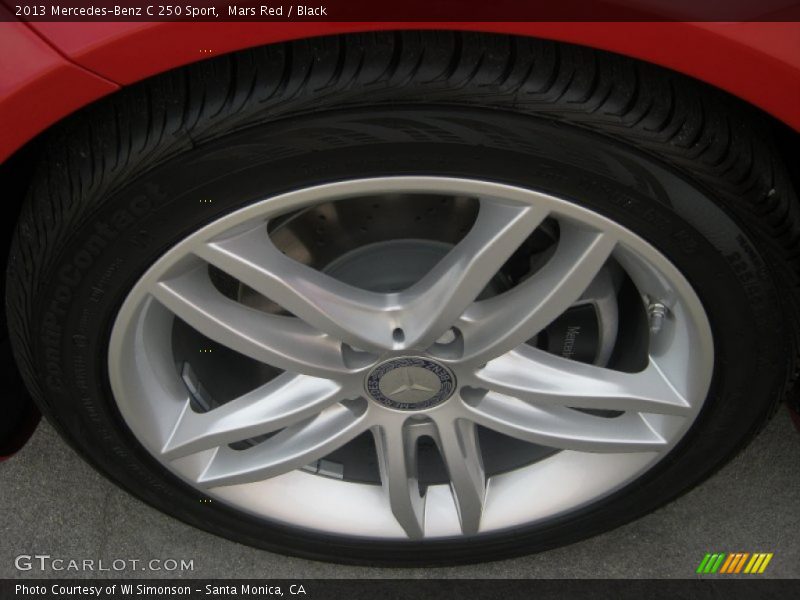 Mars Red / Black 2013 Mercedes-Benz C 250 Sport