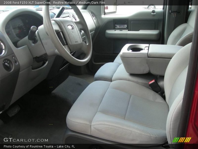 Redfire Metallic / Medium/Dark Flint 2008 Ford F150 XLT SuperCrew
