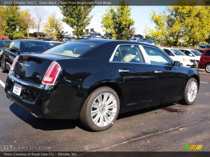 Gloss Black / Dark Frost Beige/Light Frost Beige 2013 Chrysler 300 C