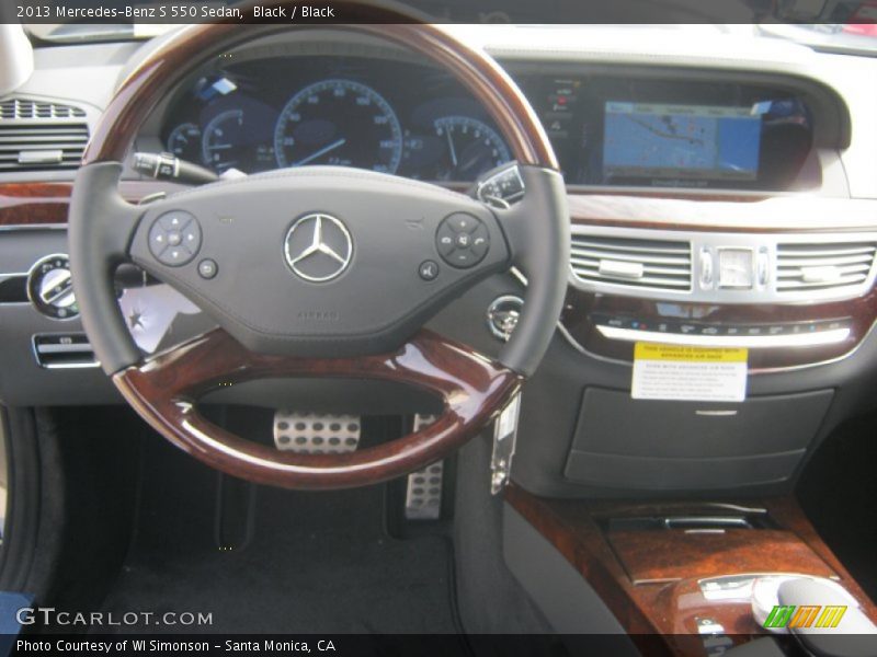 Black / Black 2013 Mercedes-Benz S 550 Sedan
