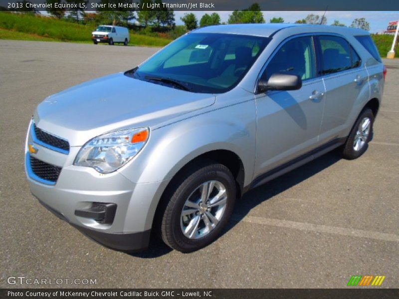 Silver Ice Metallic / Light Titanium/Jet Black 2013 Chevrolet Equinox LS