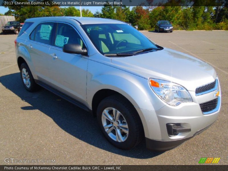 Silver Ice Metallic / Light Titanium/Jet Black 2013 Chevrolet Equinox LS