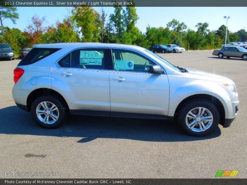 Silver Ice Metallic / Light Titanium/Jet Black 2013 Chevrolet Equinox LS