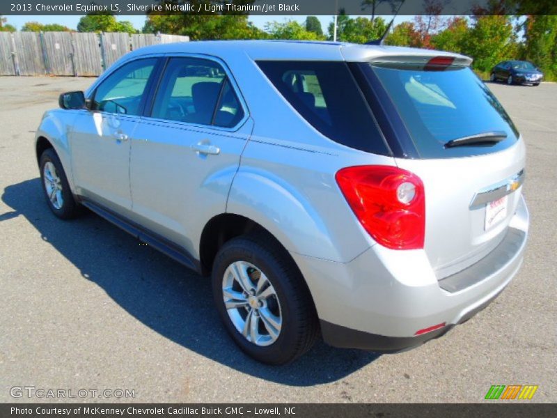 Silver Ice Metallic / Light Titanium/Jet Black 2013 Chevrolet Equinox LS