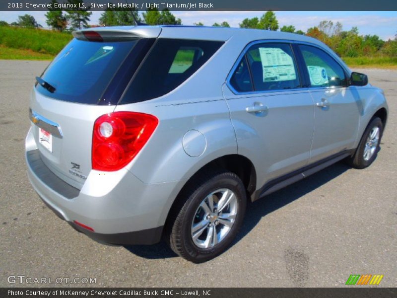 Silver Ice Metallic / Light Titanium/Jet Black 2013 Chevrolet Equinox LS