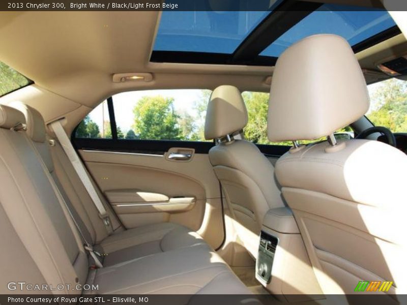Bright White / Black/Light Frost Beige 2013 Chrysler 300