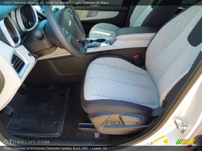 Silver Ice Metallic / Light Titanium/Jet Black 2013 Chevrolet Equinox LS