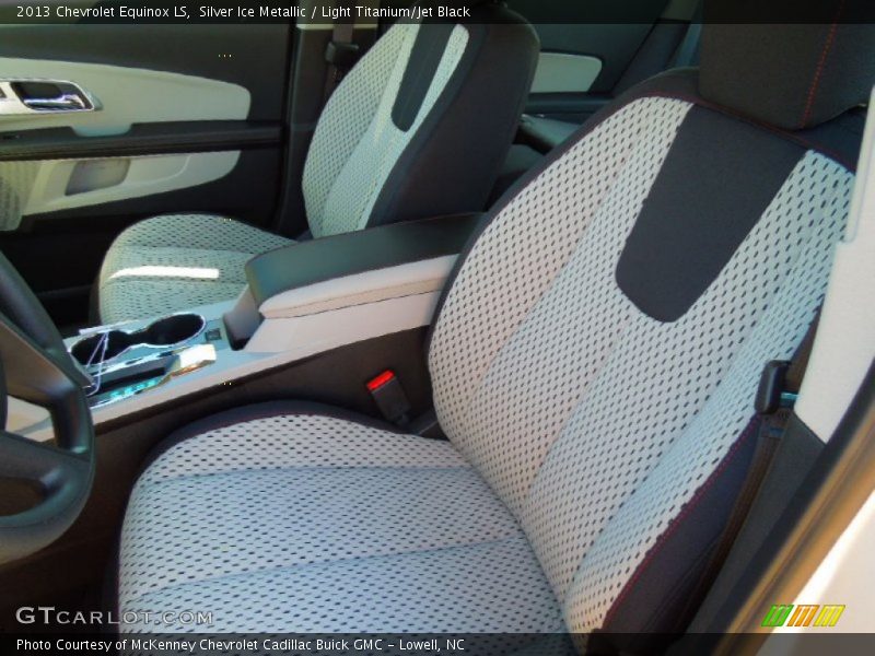 Silver Ice Metallic / Light Titanium/Jet Black 2013 Chevrolet Equinox LS