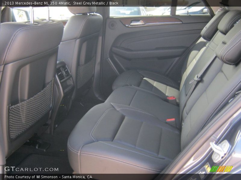 Steel Grey Metallic / Black 2013 Mercedes-Benz ML 350 4Matic
