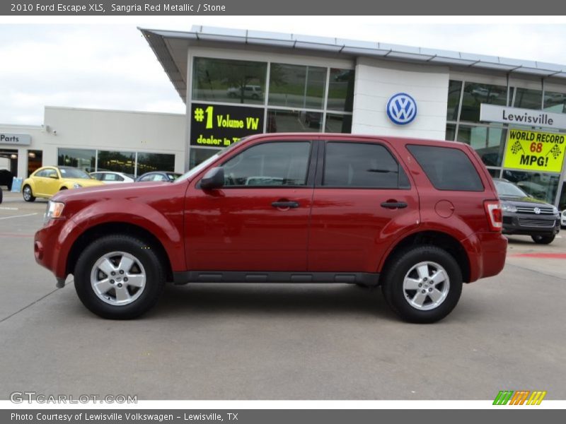 Sangria Red Metallic / Stone 2010 Ford Escape XLS