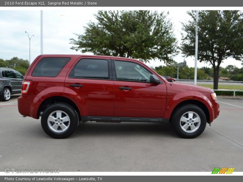 Sangria Red Metallic / Stone 2010 Ford Escape XLS