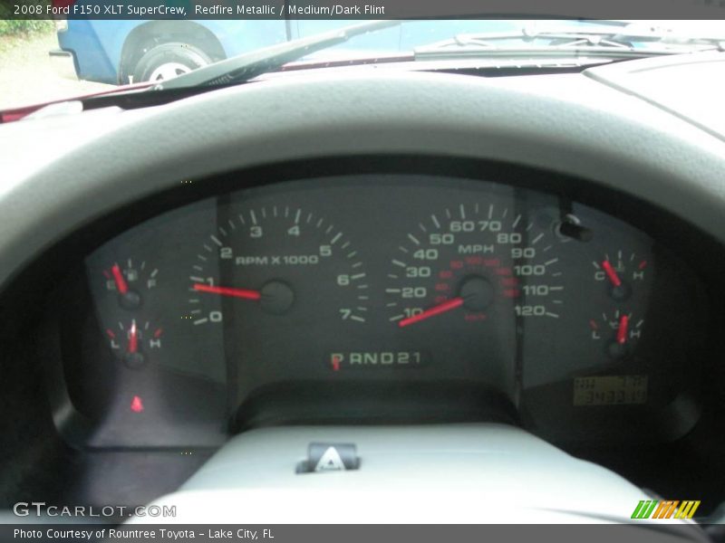 Redfire Metallic / Medium/Dark Flint 2008 Ford F150 XLT SuperCrew