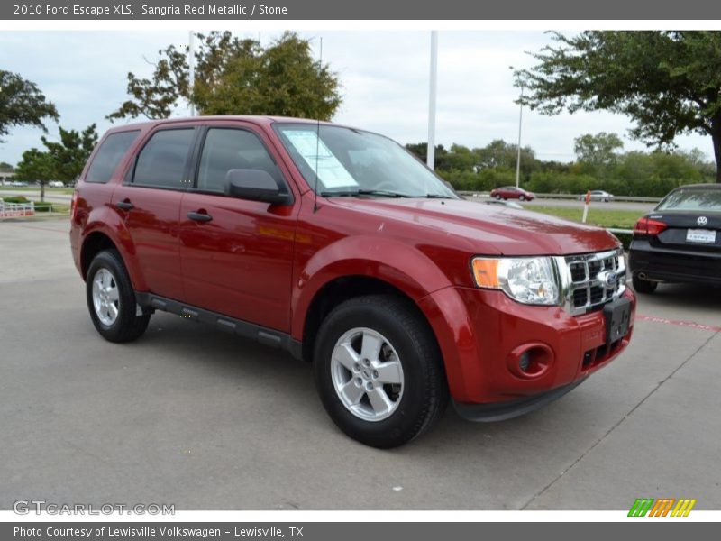 Sangria Red Metallic / Stone 2010 Ford Escape XLS