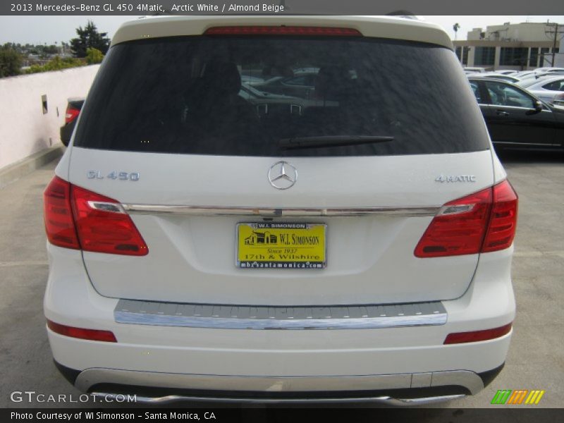 Arctic White / Almond Beige 2013 Mercedes-Benz GL 450 4Matic