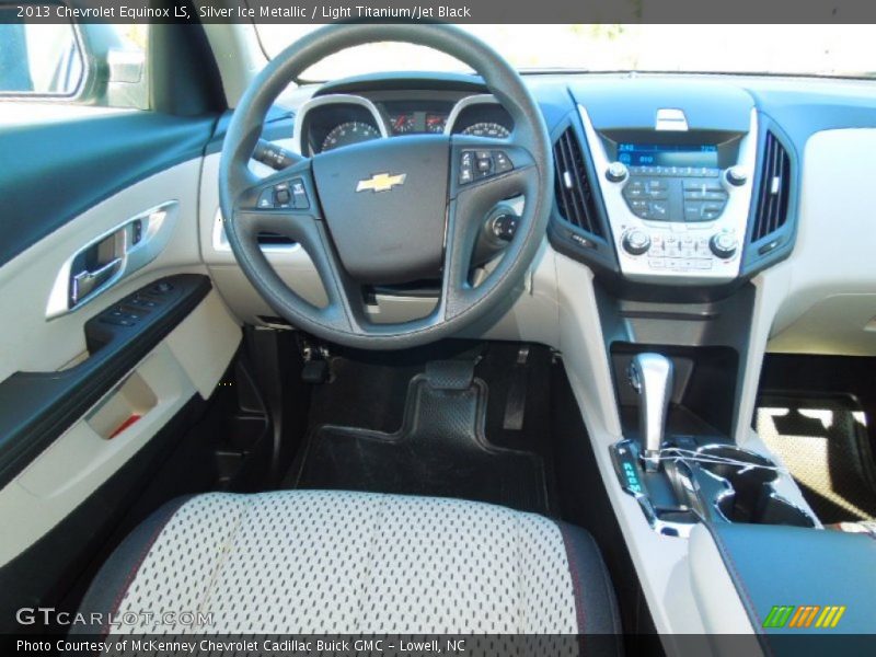Silver Ice Metallic / Light Titanium/Jet Black 2013 Chevrolet Equinox LS