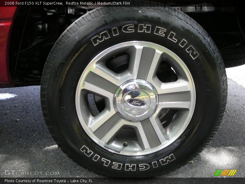 Redfire Metallic / Medium/Dark Flint 2008 Ford F150 XLT SuperCrew