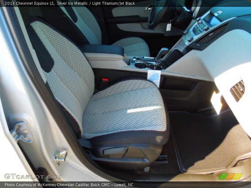 Silver Ice Metallic / Light Titanium/Jet Black 2013 Chevrolet Equinox LS
