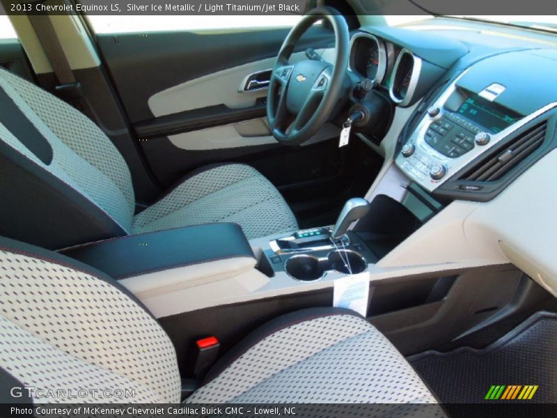 Silver Ice Metallic / Light Titanium/Jet Black 2013 Chevrolet Equinox LS