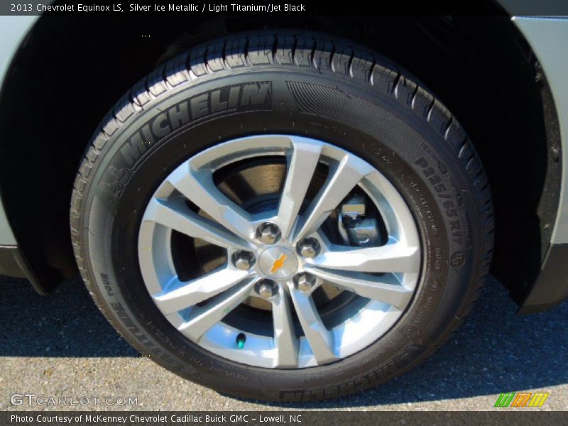 Silver Ice Metallic / Light Titanium/Jet Black 2013 Chevrolet Equinox LS