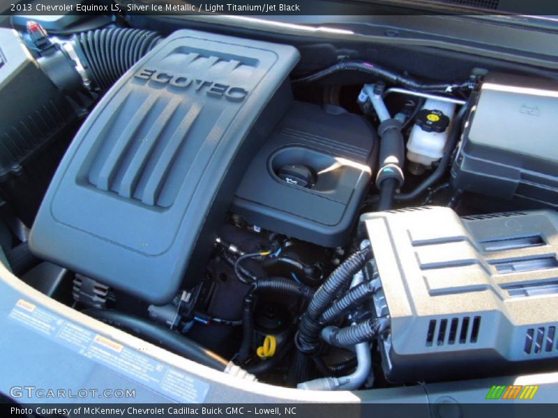Silver Ice Metallic / Light Titanium/Jet Black 2013 Chevrolet Equinox LS