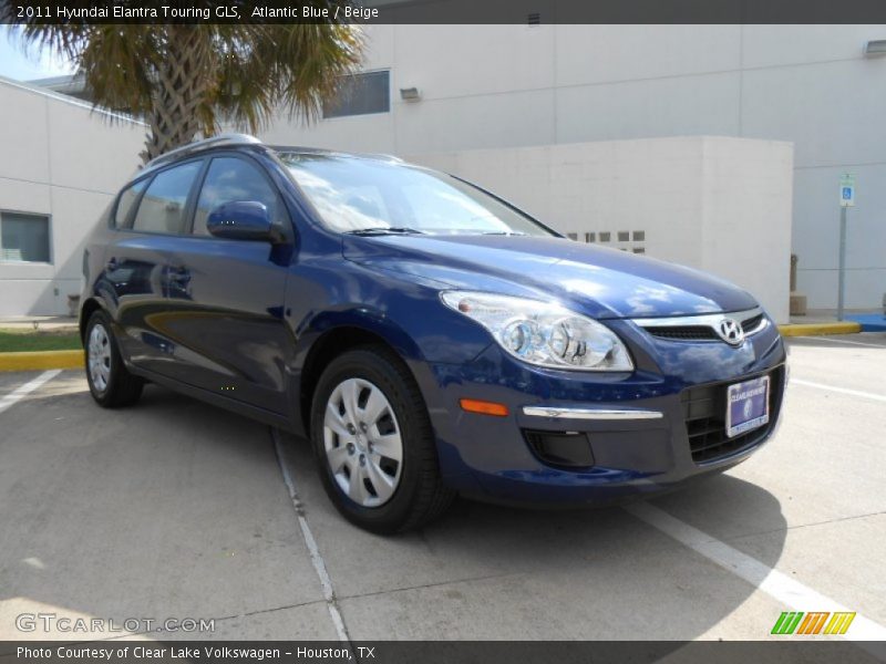 Atlantic Blue / Beige 2011 Hyundai Elantra Touring GLS