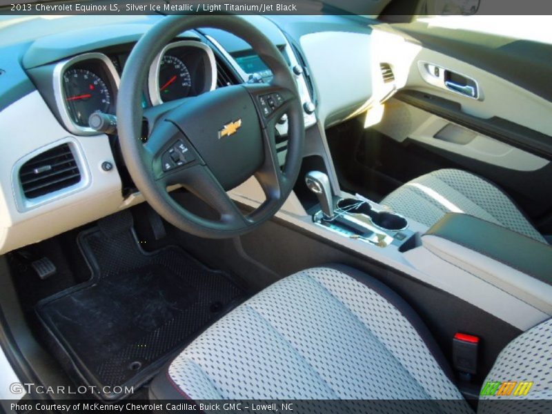 Silver Ice Metallic / Light Titanium/Jet Black 2013 Chevrolet Equinox LS