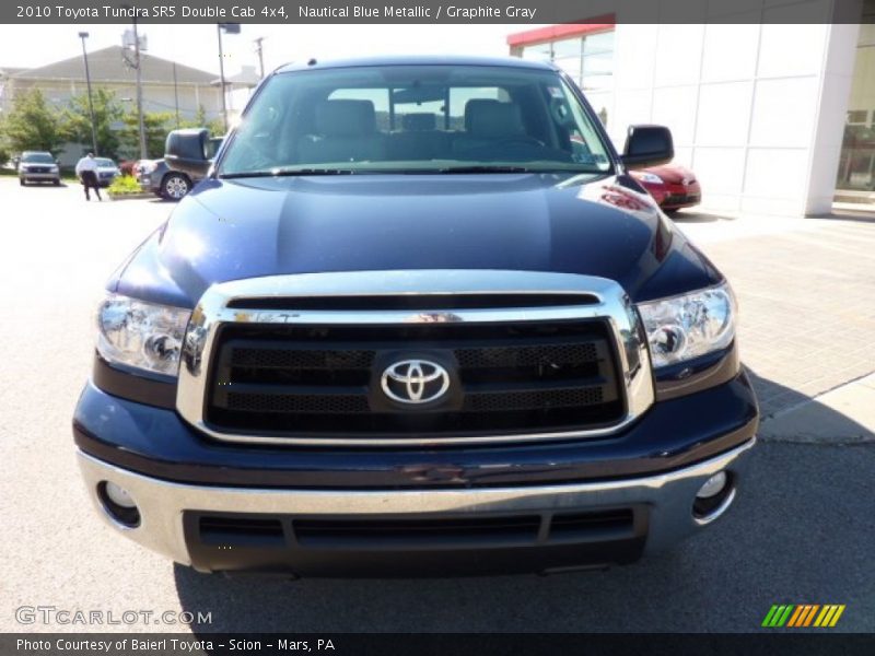 Nautical Blue Metallic / Graphite Gray 2010 Toyota Tundra SR5 Double Cab 4x4