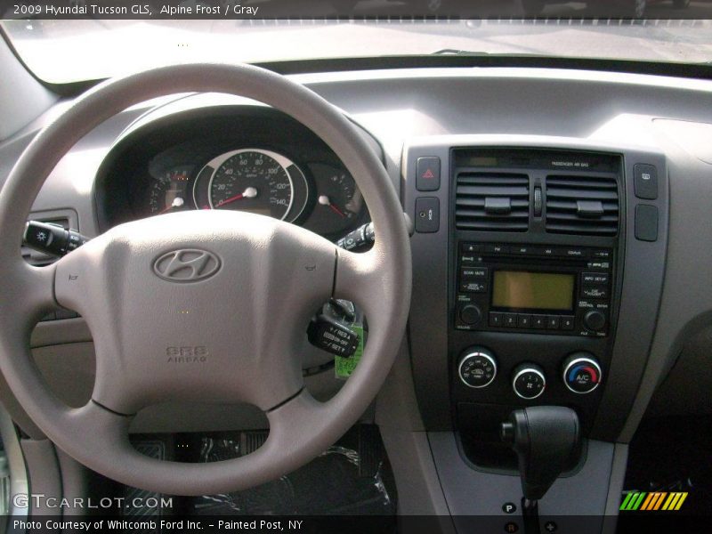 Alpine Frost / Gray 2009 Hyundai Tucson GLS