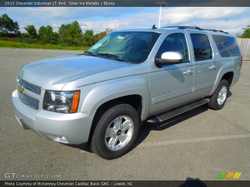 Silver Ice Metallic / Ebony 2013 Chevrolet Suburban LT 4x4