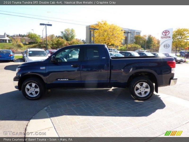 Nautical Blue Metallic / Graphite Gray 2010 Toyota Tundra SR5 Double Cab 4x4