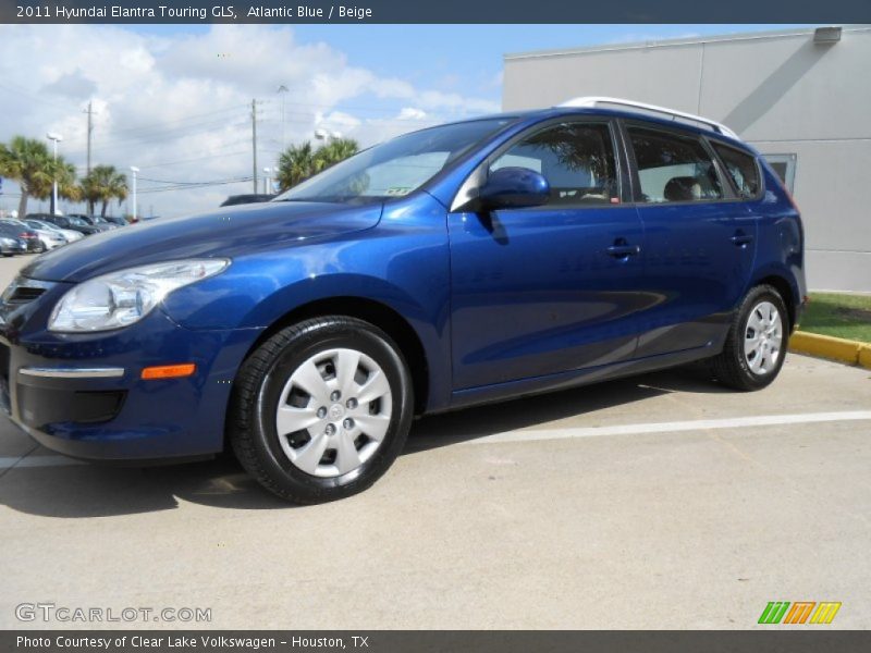 Atlantic Blue / Beige 2011 Hyundai Elantra Touring GLS