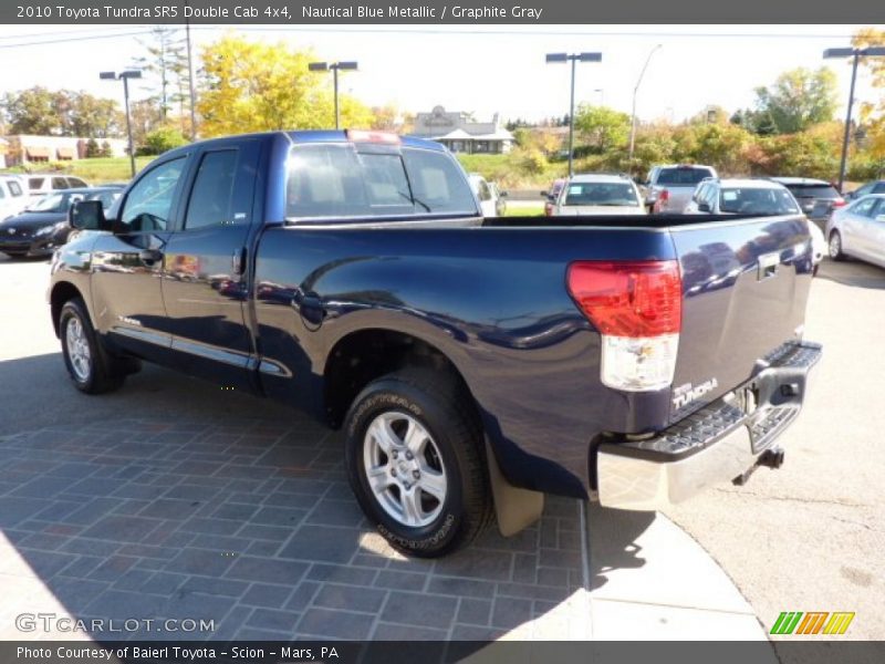 Nautical Blue Metallic / Graphite Gray 2010 Toyota Tundra SR5 Double Cab 4x4