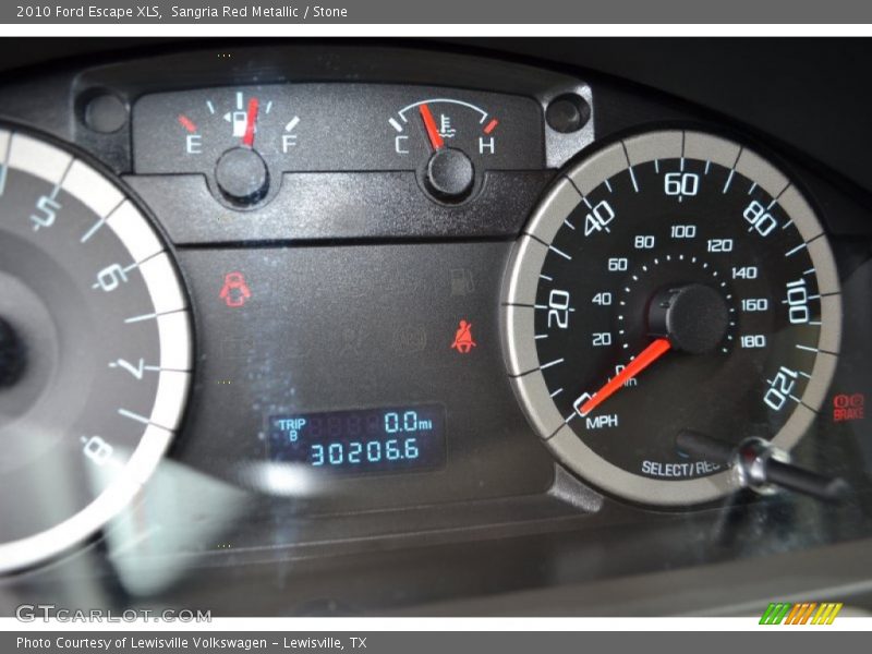 Sangria Red Metallic / Stone 2010 Ford Escape XLS