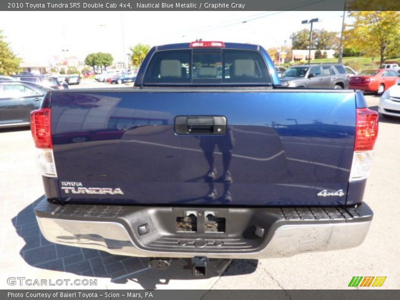 Nautical Blue Metallic / Graphite Gray 2010 Toyota Tundra SR5 Double Cab 4x4