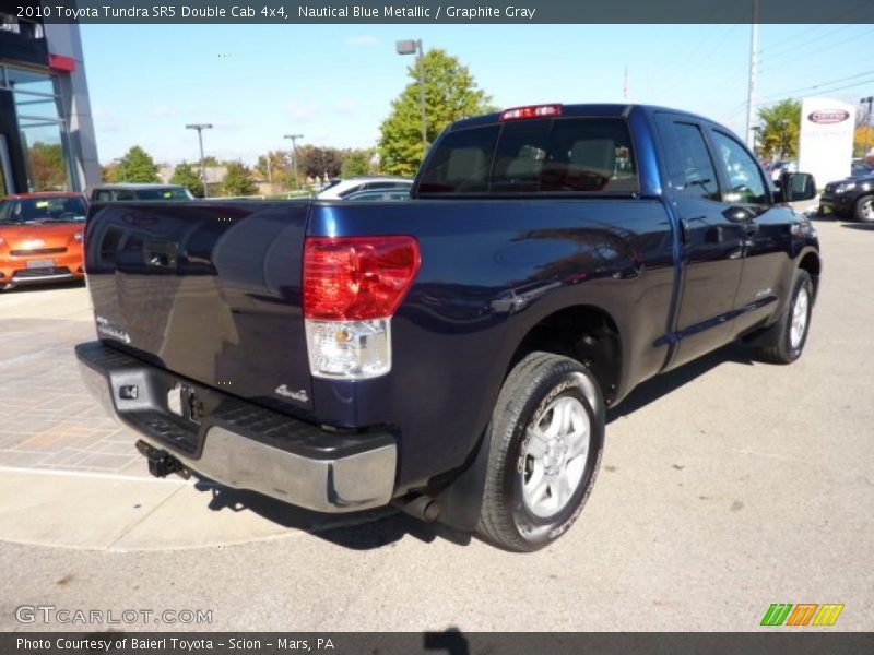 Nautical Blue Metallic / Graphite Gray 2010 Toyota Tundra SR5 Double Cab 4x4
