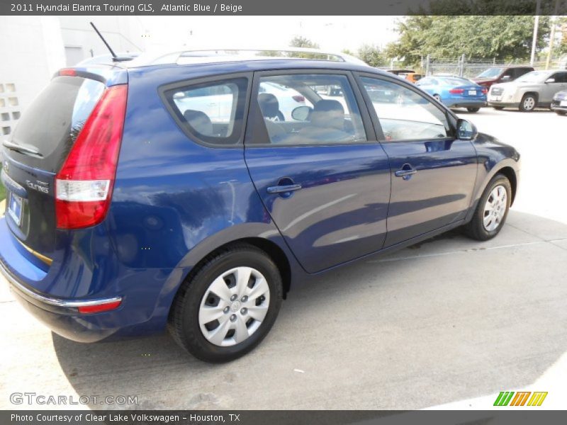 Atlantic Blue / Beige 2011 Hyundai Elantra Touring GLS