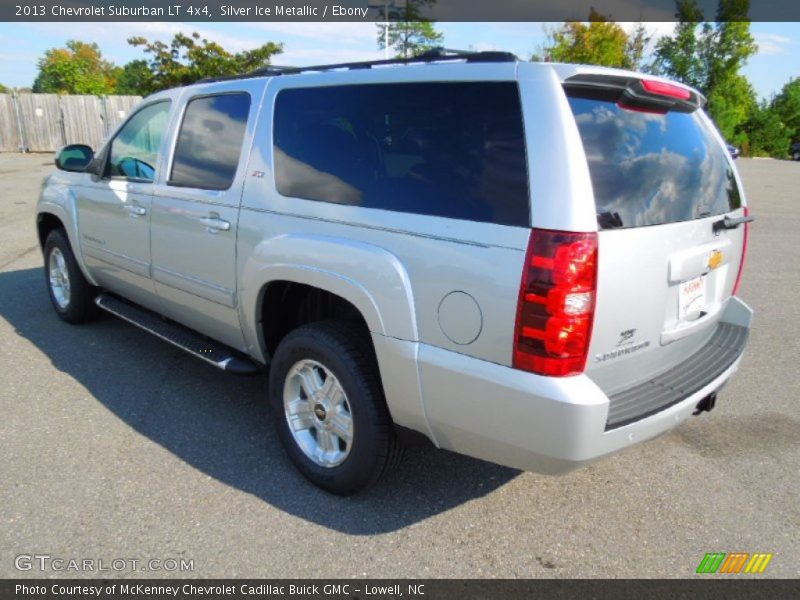 Silver Ice Metallic / Ebony 2013 Chevrolet Suburban LT 4x4