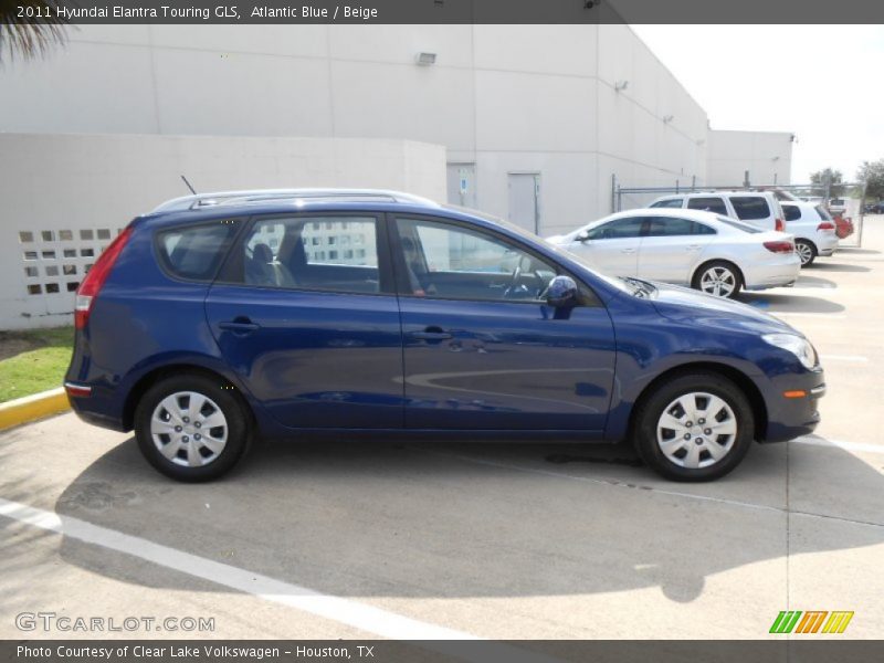 Atlantic Blue / Beige 2011 Hyundai Elantra Touring GLS