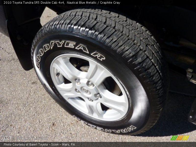 Nautical Blue Metallic / Graphite Gray 2010 Toyota Tundra SR5 Double Cab 4x4