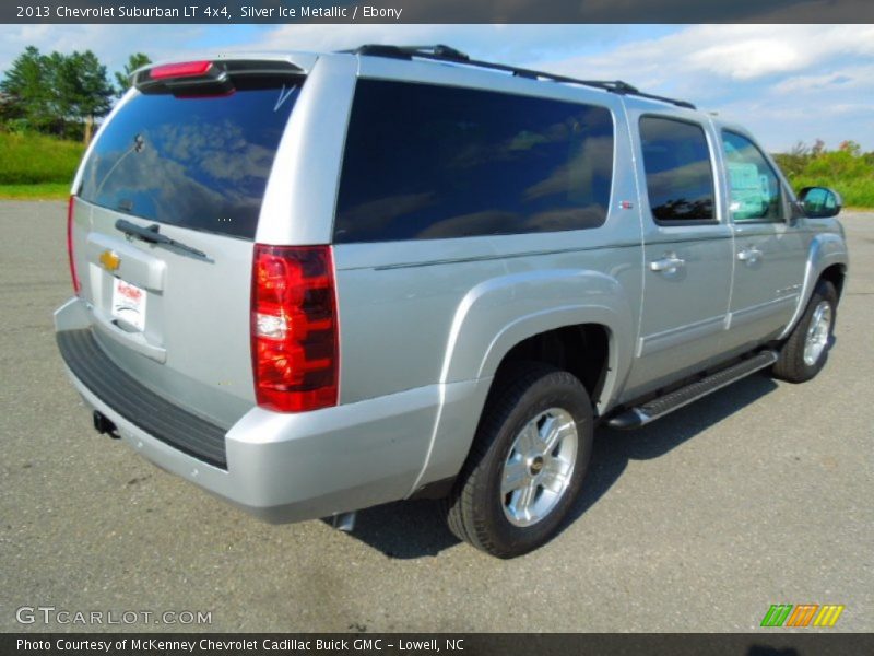 Silver Ice Metallic / Ebony 2013 Chevrolet Suburban LT 4x4