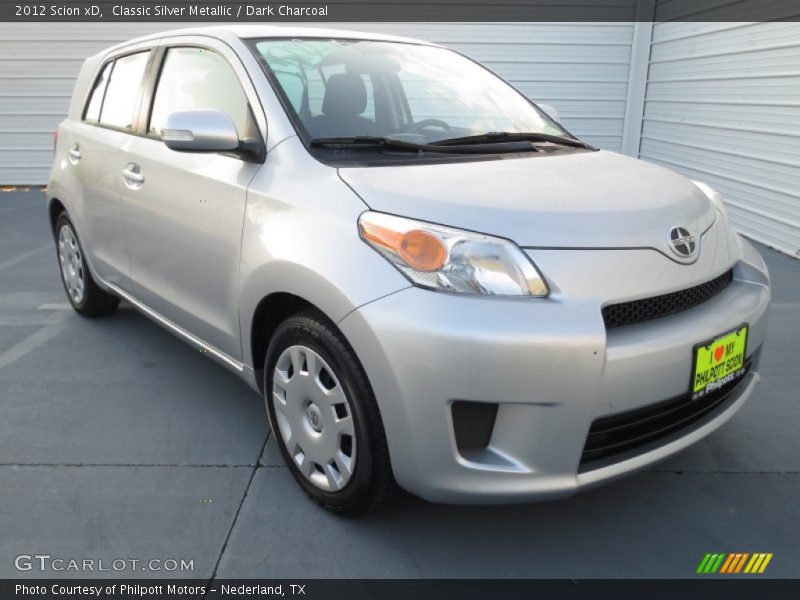 Classic Silver Metallic / Dark Charcoal 2012 Scion xD