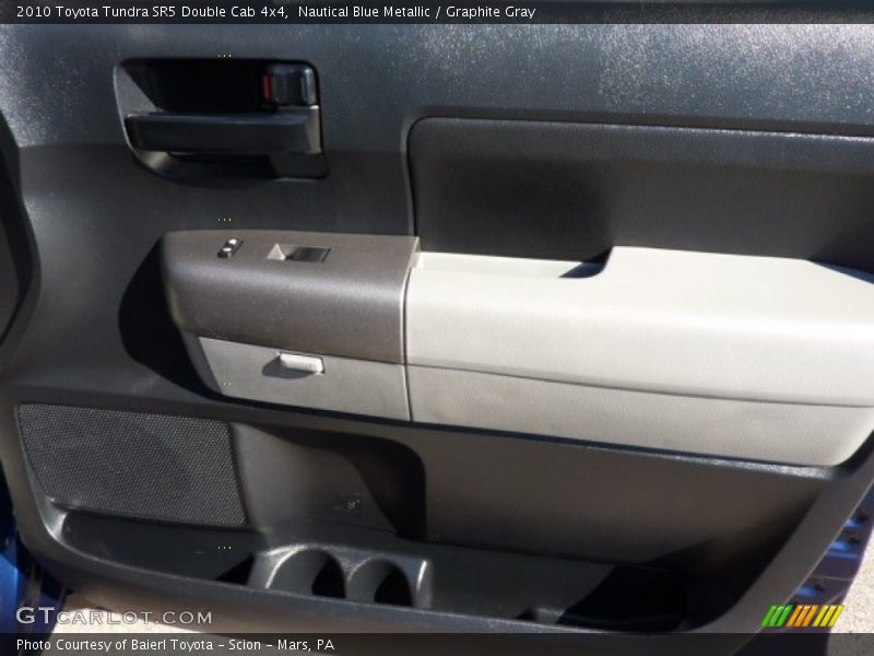 Nautical Blue Metallic / Graphite Gray 2010 Toyota Tundra SR5 Double Cab 4x4